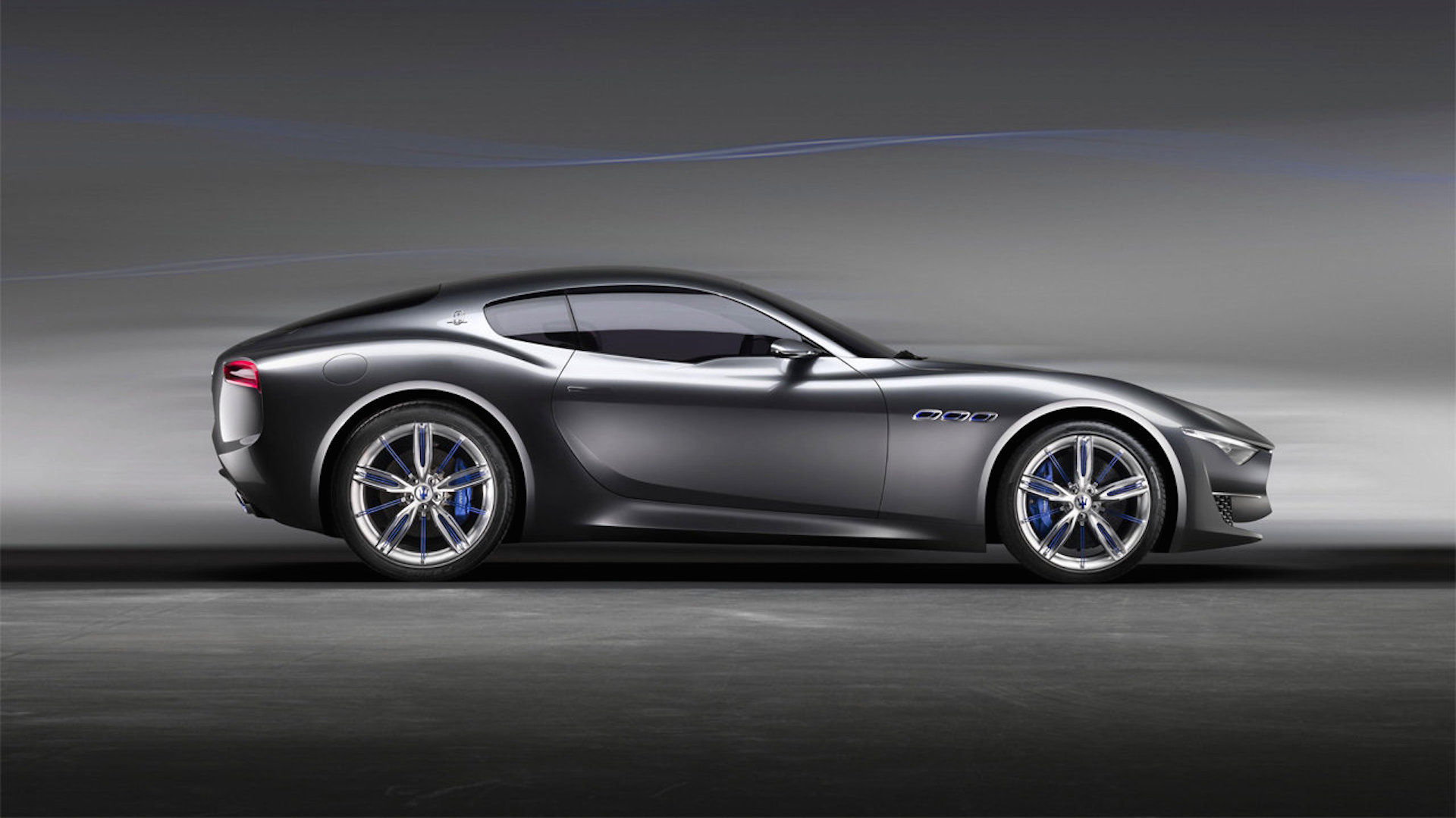 Seitwärtsansicht des Maserati Alfieri Concept Car