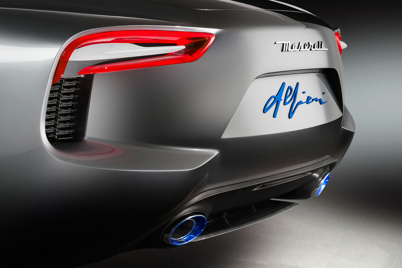 Details of rear of Alfieri Concept Car