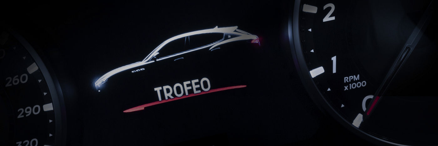 Dashboard of Maserati Trofeo