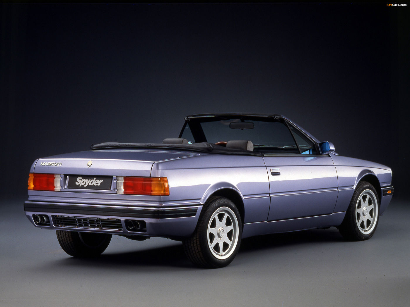 1991 Maserati Spyder III - rear view of the classic convertible
