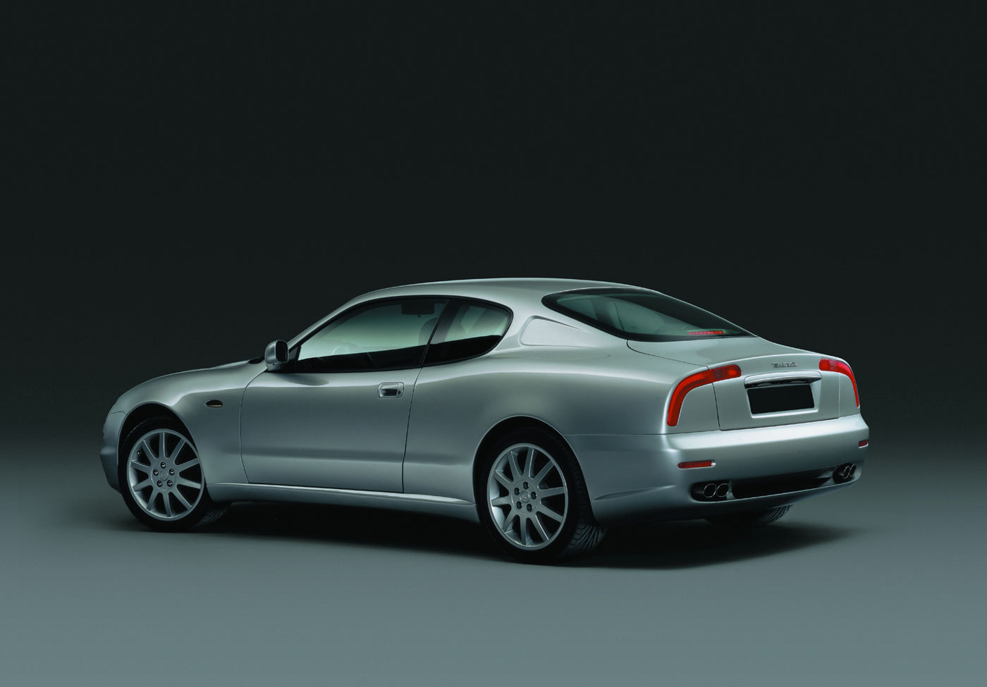 1998 Maserati 3200GT - rear view of the classic sports car model in gray