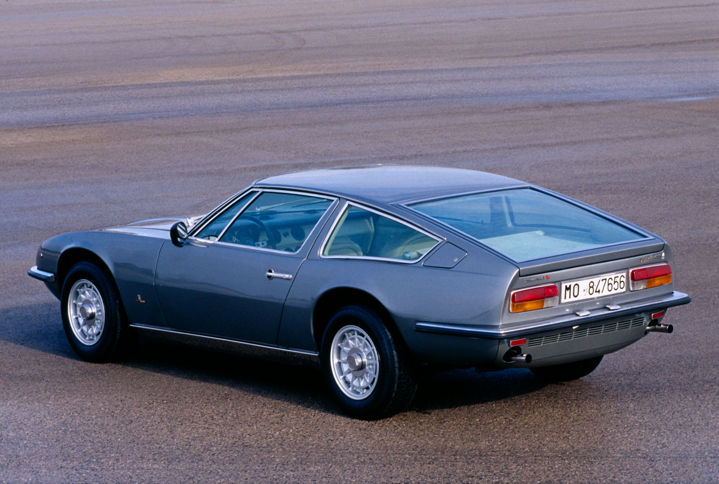 1969 Maserati Indy - exterior view of the classic 4-seater coupe