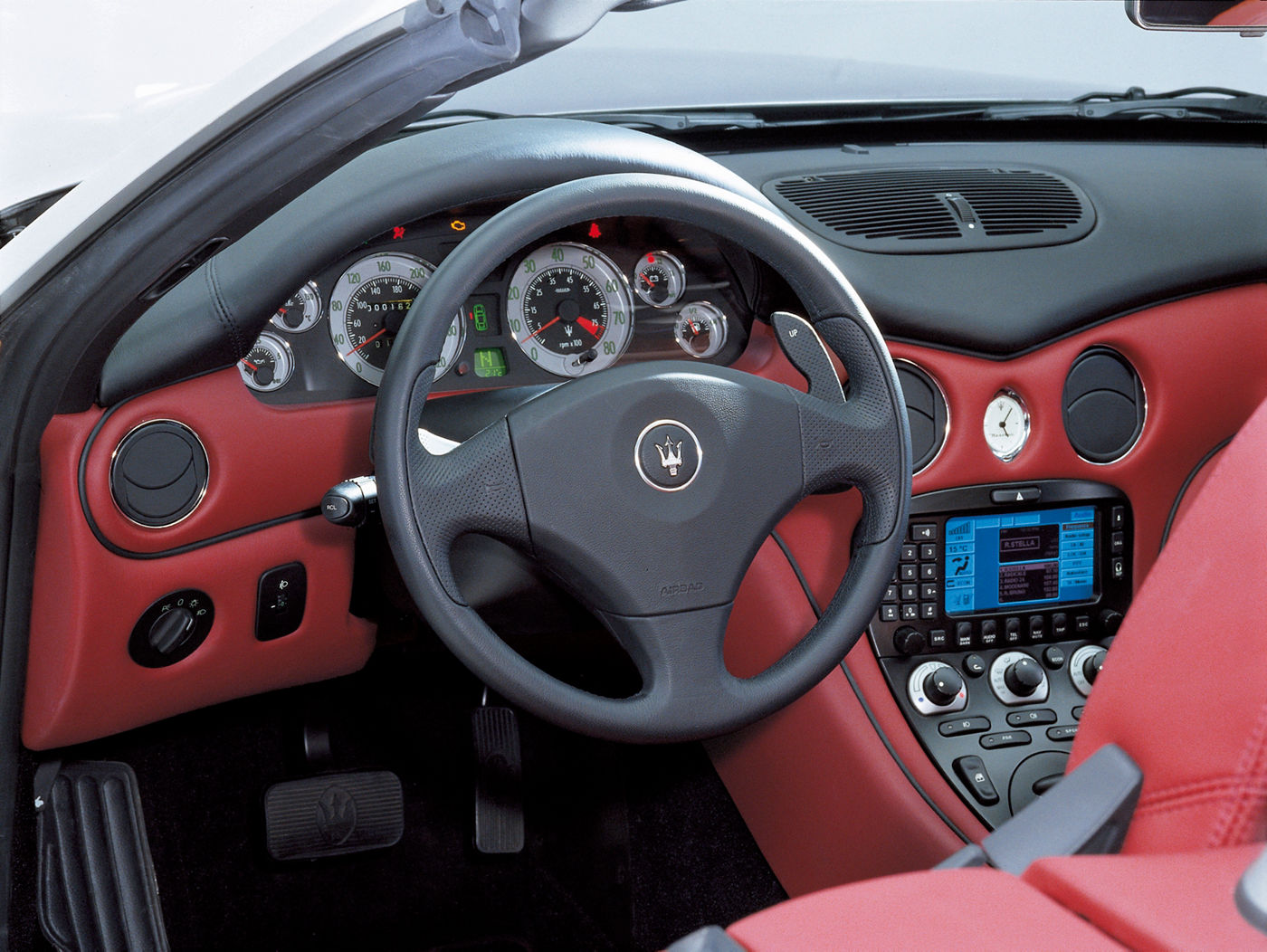 Maserati Classic - GranTurismo Spyder - design intérieur guidon