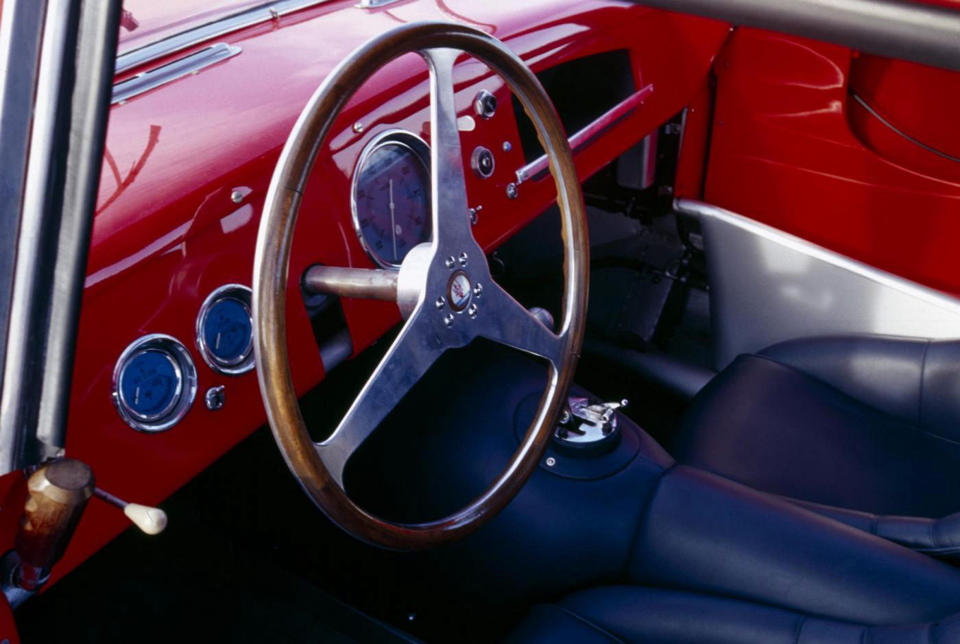 Maserati Classic - Berlinetta A6GCS - design intérieur - guidon