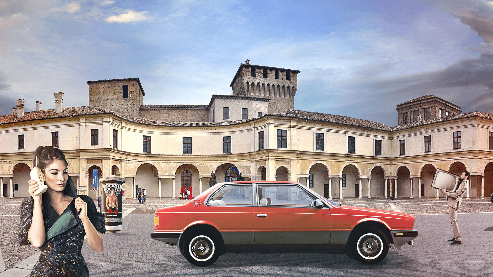 Storia di Maserati - 1980: Maserati Biturbo in una città italiana