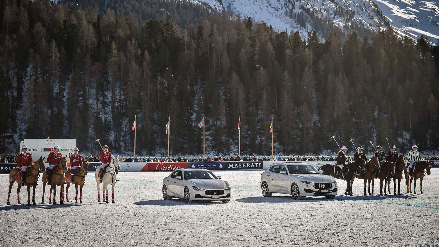 Maserati Polo Tour 2017 - Snow Polo St Moritz - Maserati Car Parade