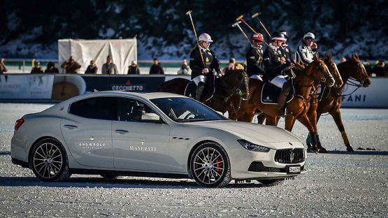 High octane start of the Maserati Polo Tour 2017 at the Snow Polo World Cup St Moritz