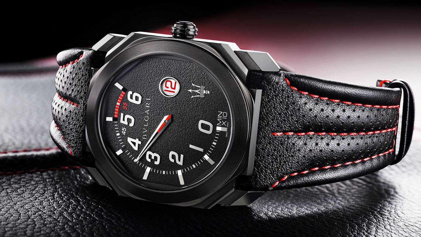 Black Bulgari for Maserati watch