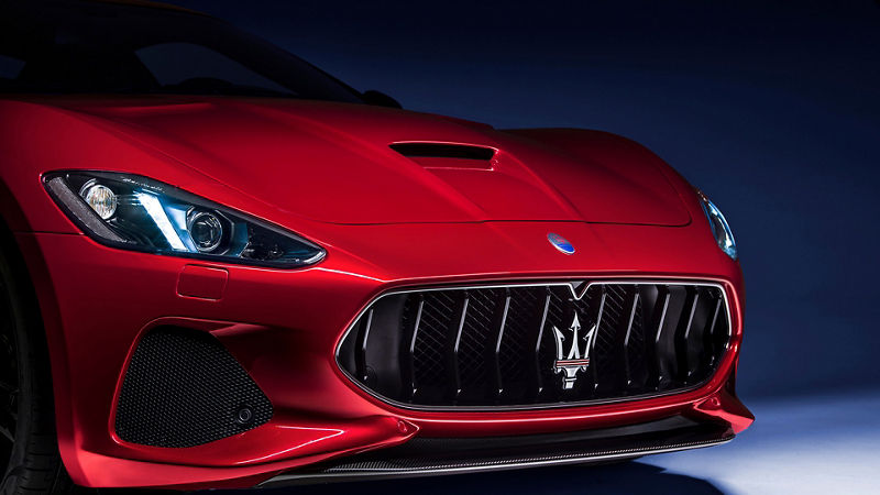 Red Maserati GranTurismo Bumper