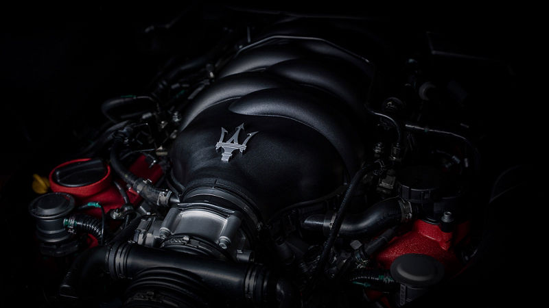 Engine of Maserati GranTurismo
