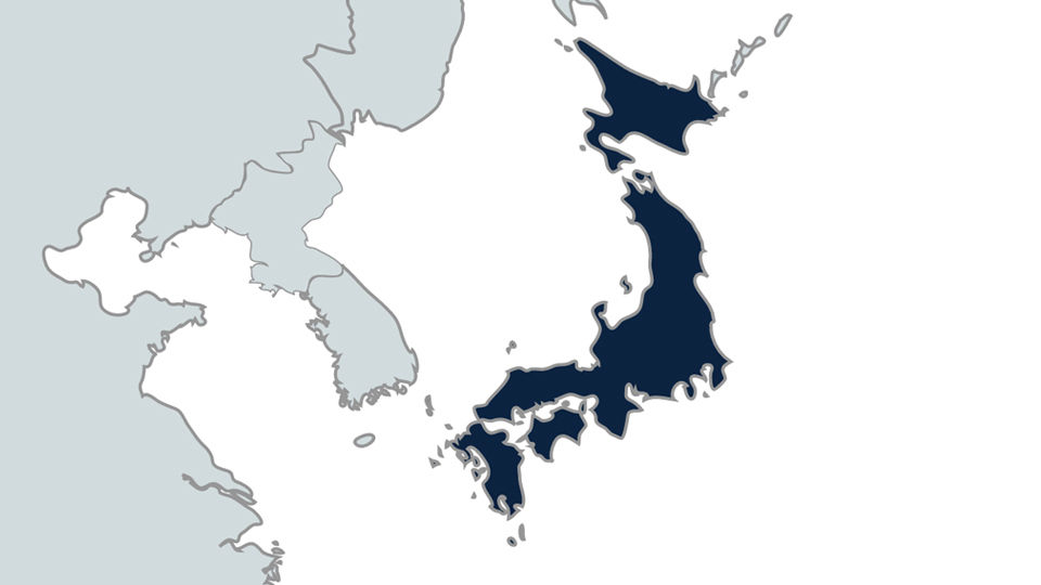 Mapa de Japón