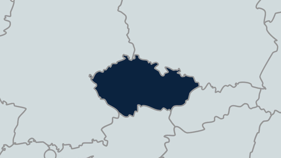 Mapa de Républica Checa