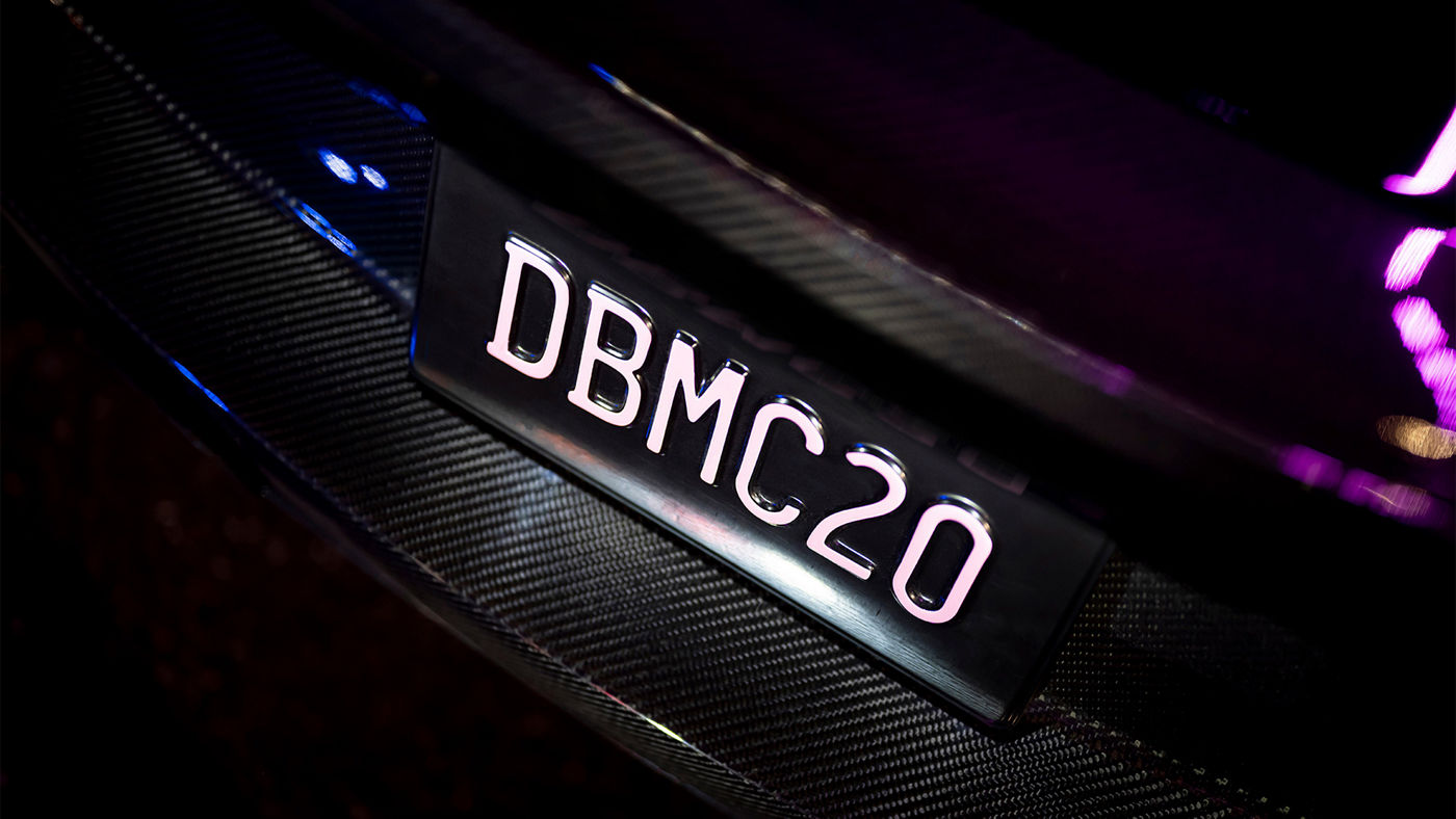 DBMC20 lettering