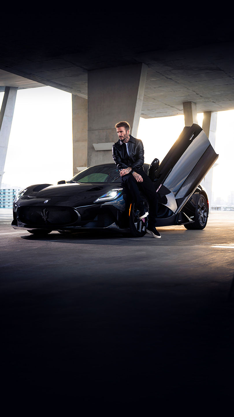Maserati meets David Bechkam model
