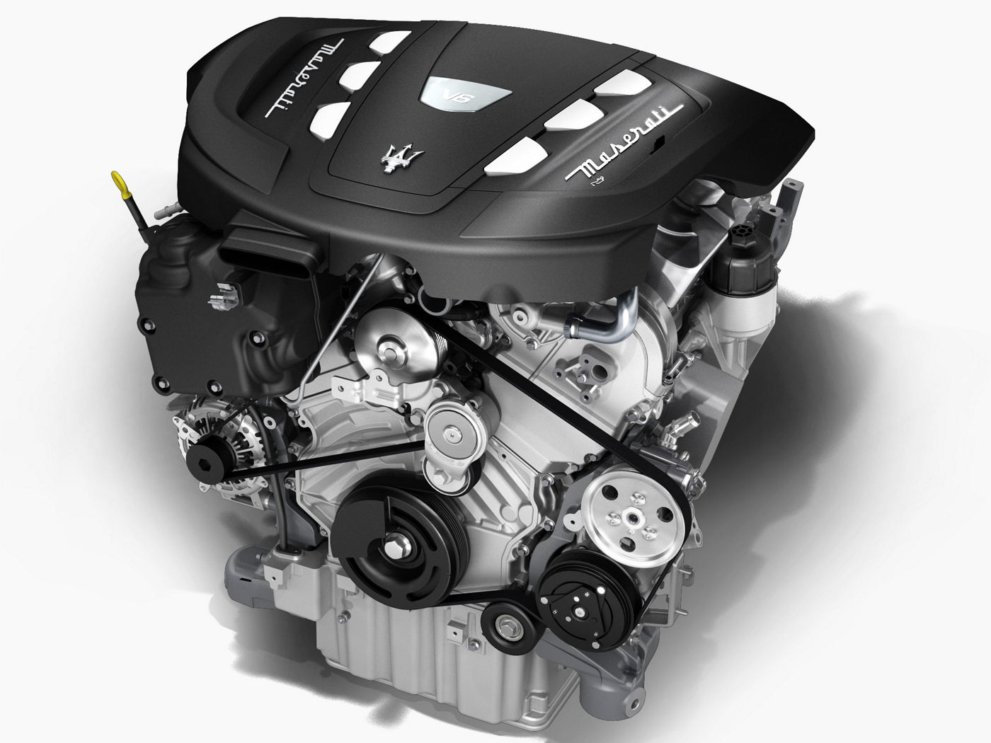V6 diesel engine for the Maserati Ghibli model: structure and details