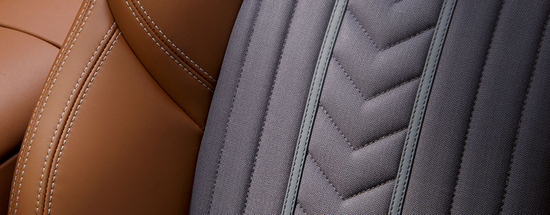 Detail of front seat of Levante model