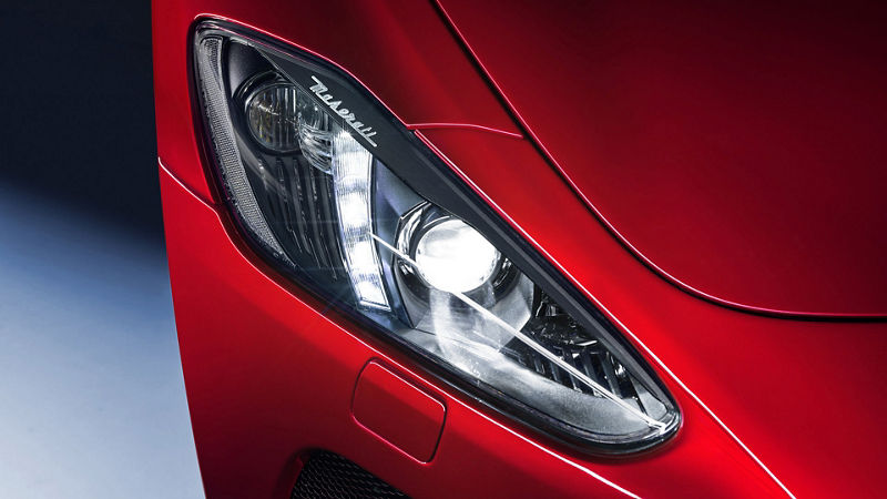 Detail of Headlight from front of GranTurismo