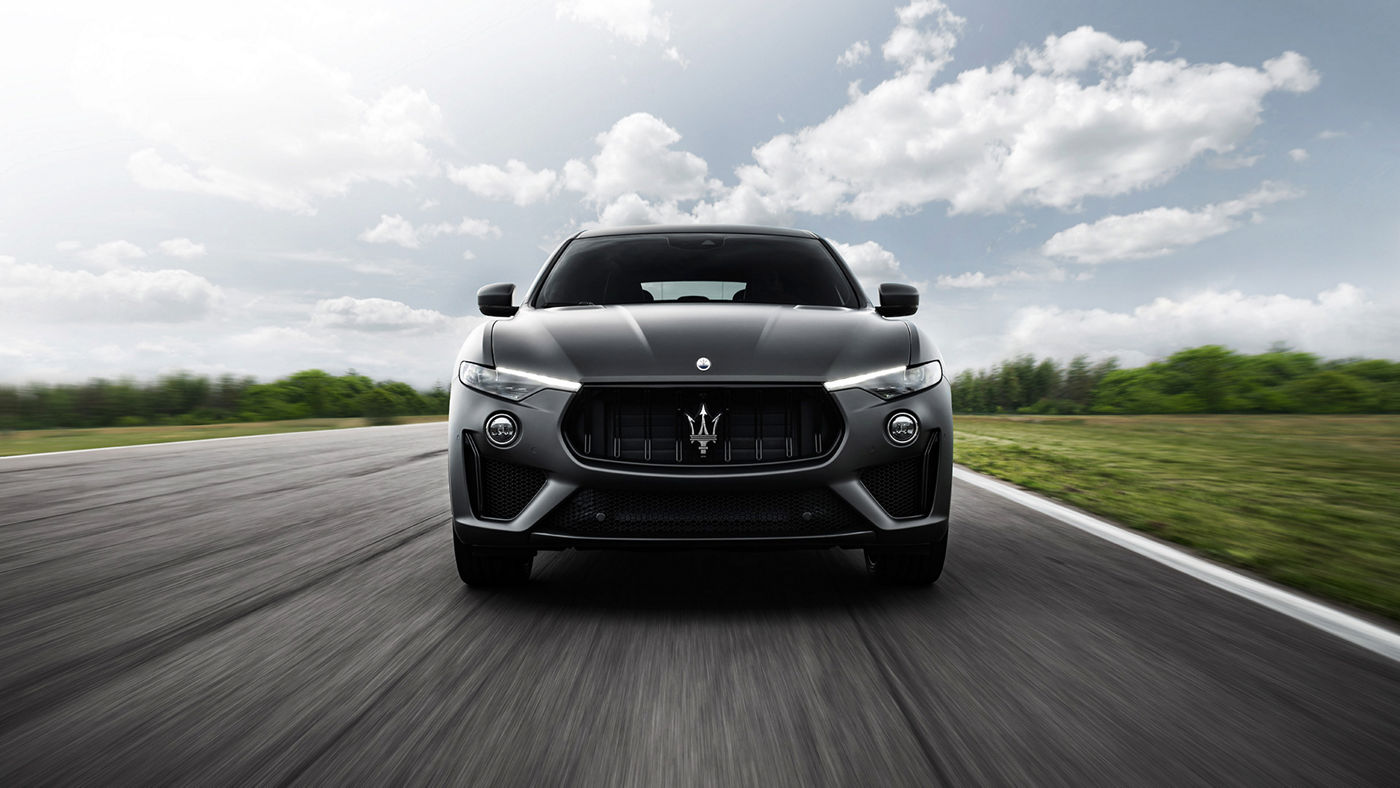 Maserati Levante Trofeo – the luxury SUV on the road, front view
