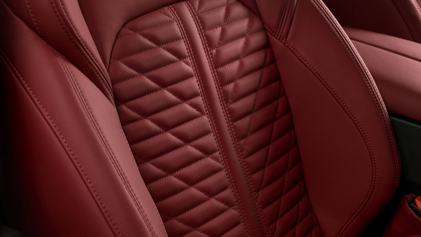 Quattroporte GTS – detail of the seats upholstery