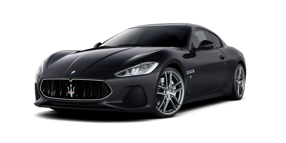 Model overview - a black Maserati GranTurismo Sport