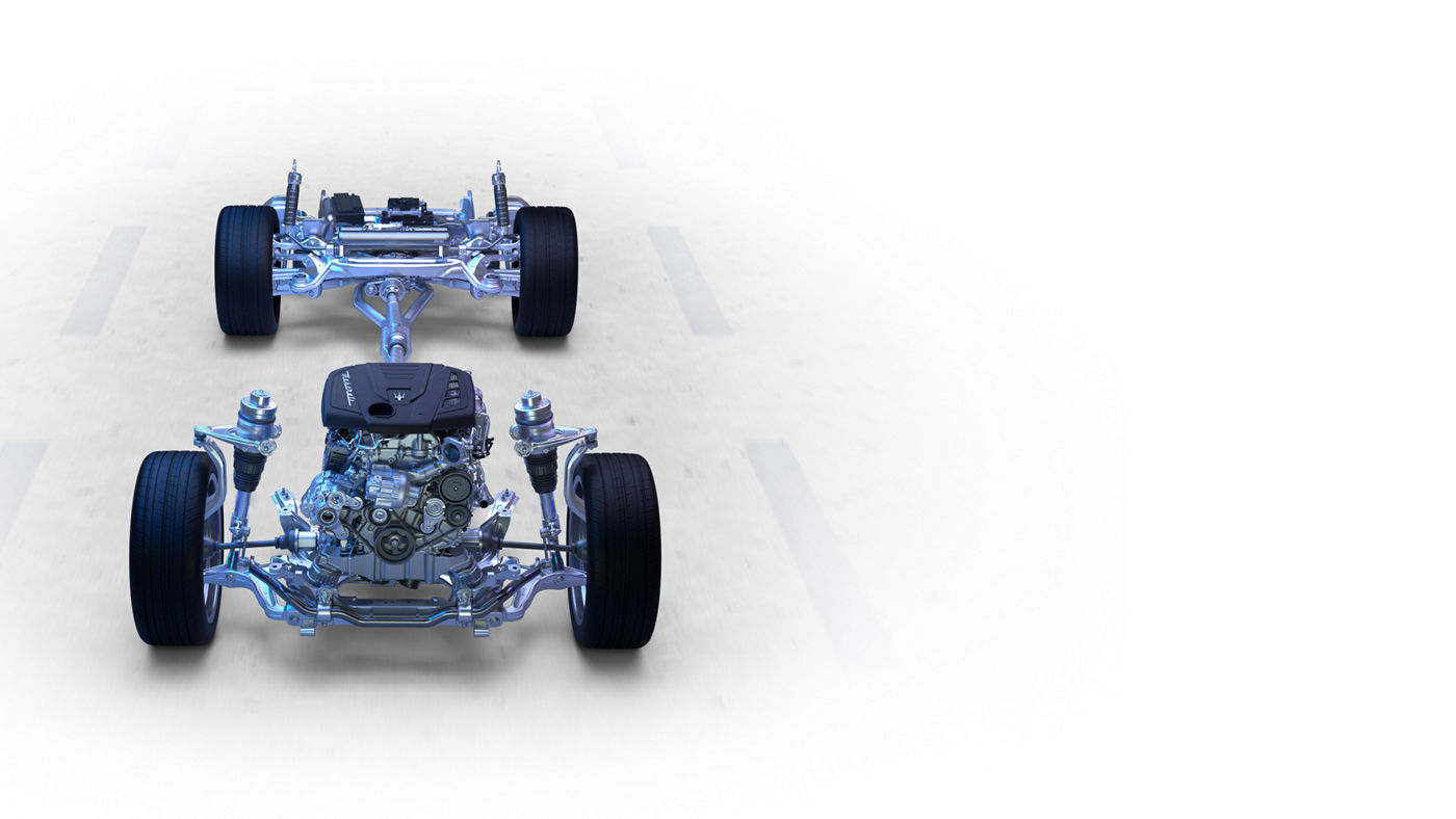 Struttura del telaio di Maserati Levante Hybrid