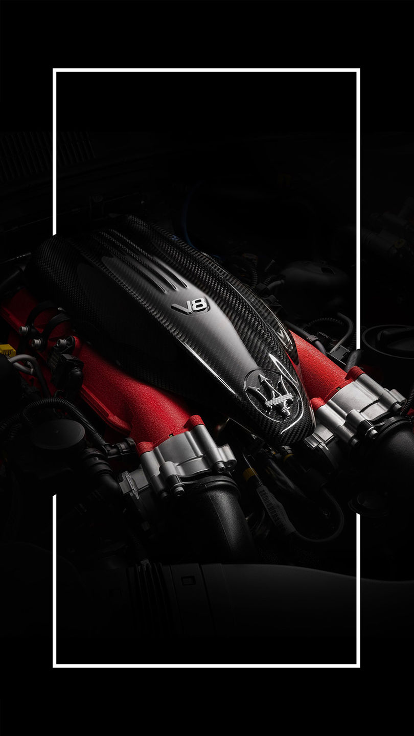 V8 Engine closeup