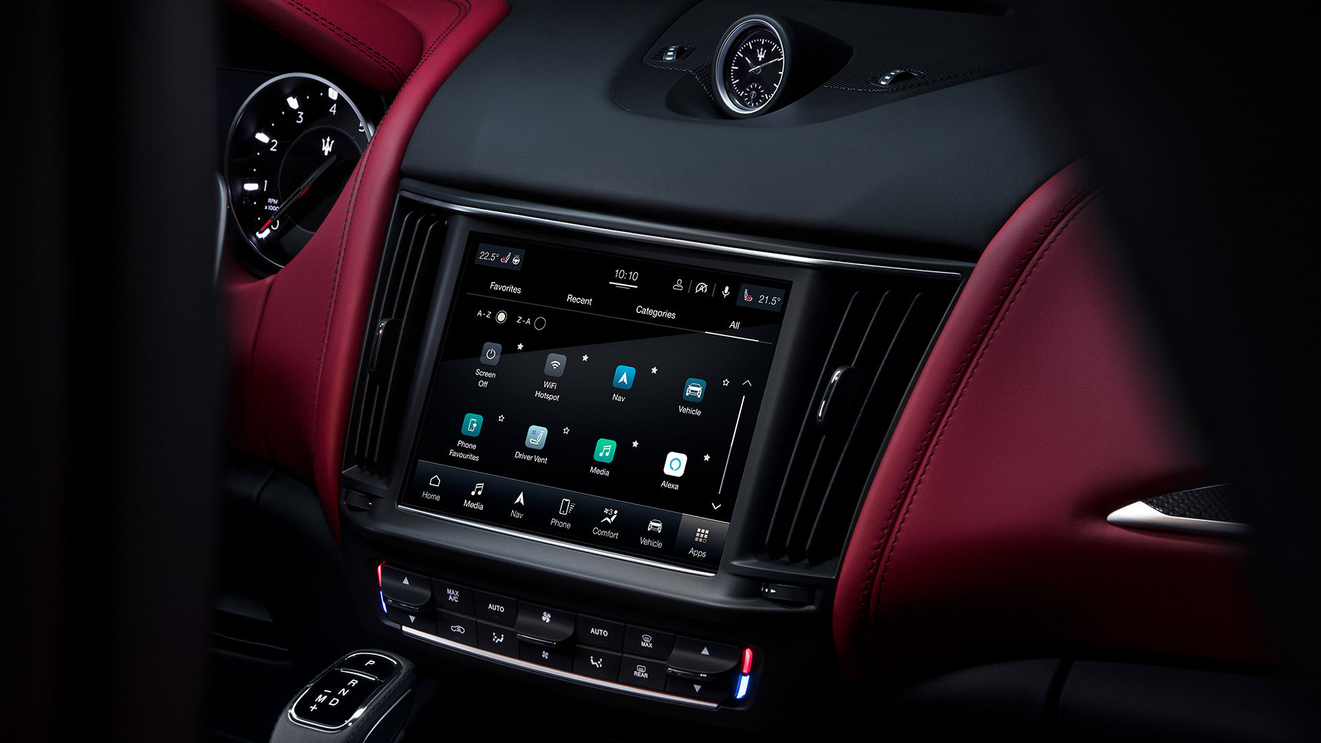 Sistema de audio único del SUV Maserati Levante