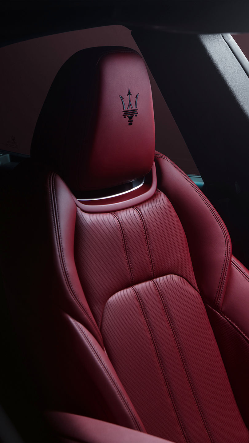 Asiento delantero del SUV Maserati Levante
