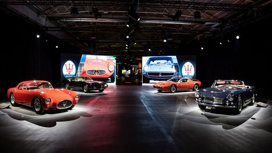 Maserati Classiche cars exposition