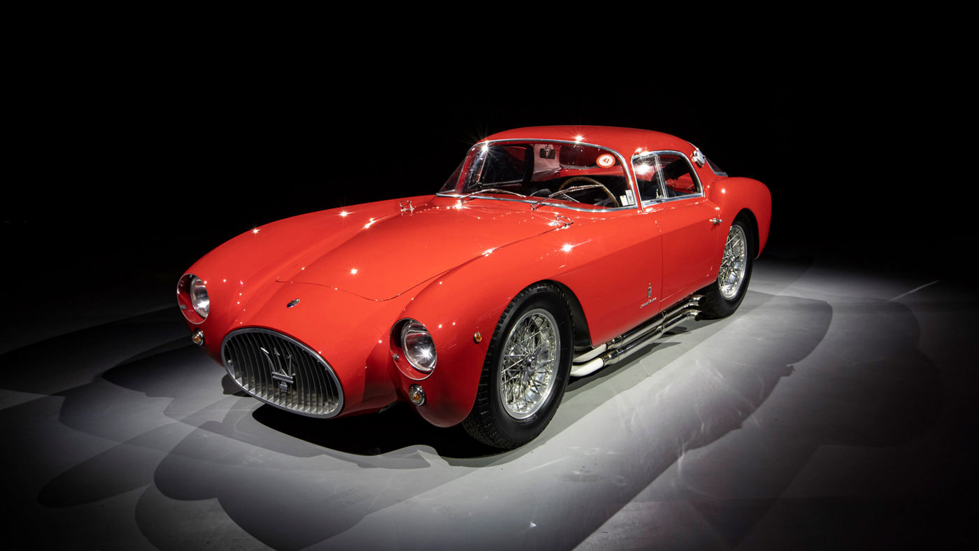 Modelo rojo Maserati Clásico