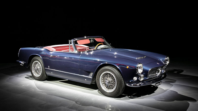 Modelo Coupé de Maserati clásico