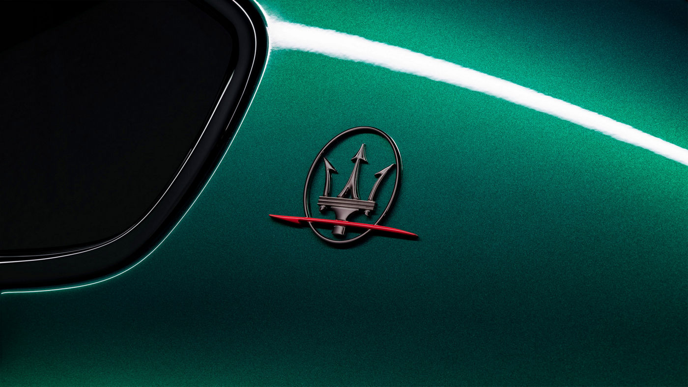 Trident logo on Quattroporte Trofeo