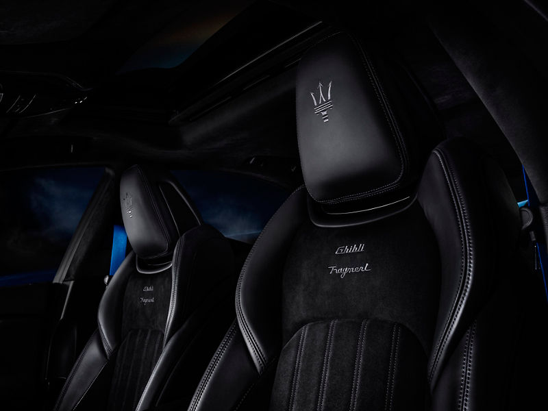 Front seats of Ghibli Fragment Edition 