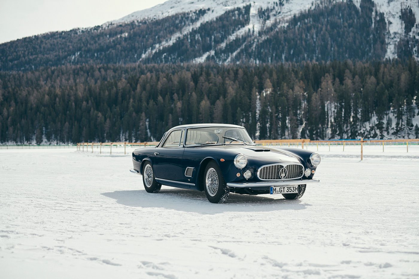  Maserati 3500 GT Vignale at THE ICE, St. Moritz car contest 2023