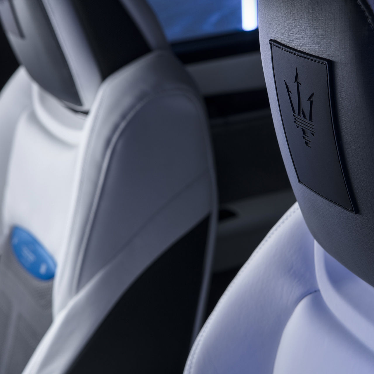 Detalle de los asientos del Maserati Fuoriserie Futura
