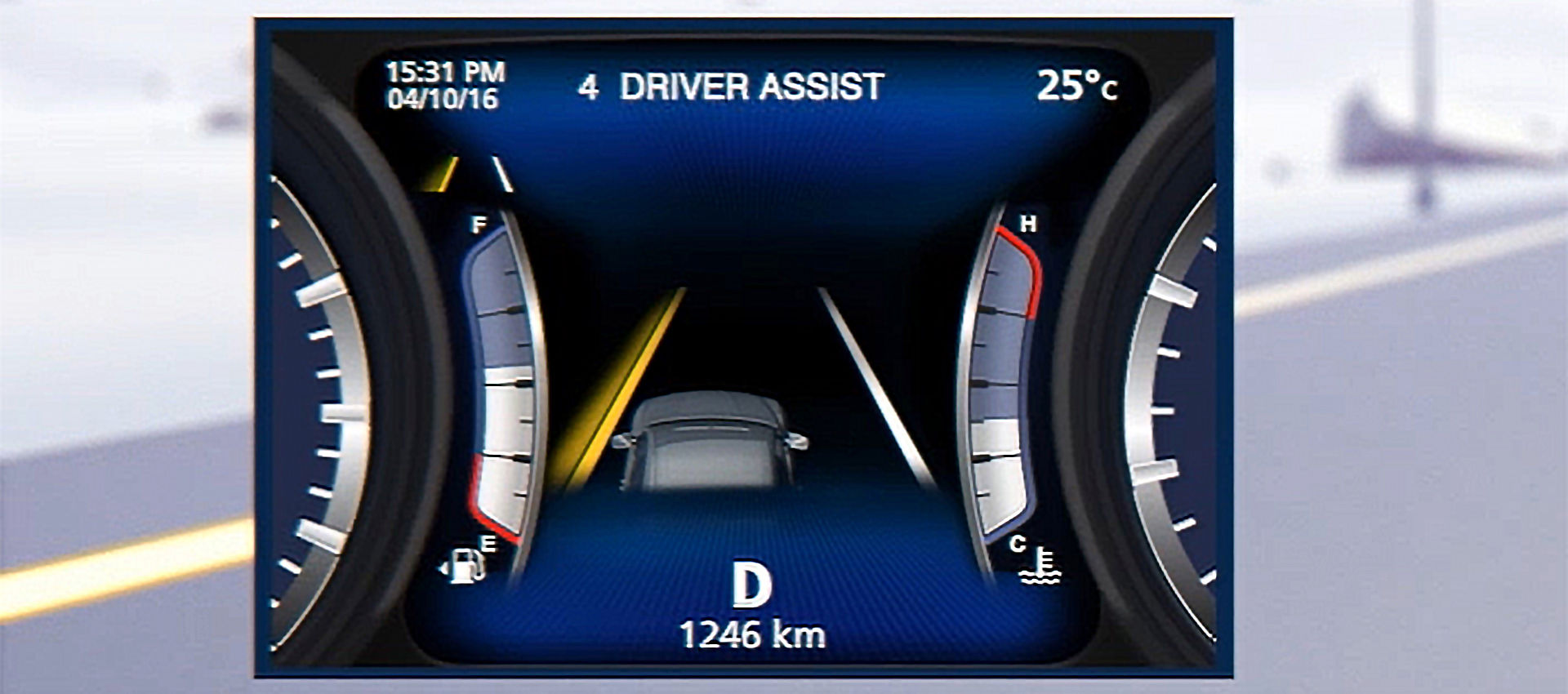 Maserati Lane Keeping Assist System - how it works