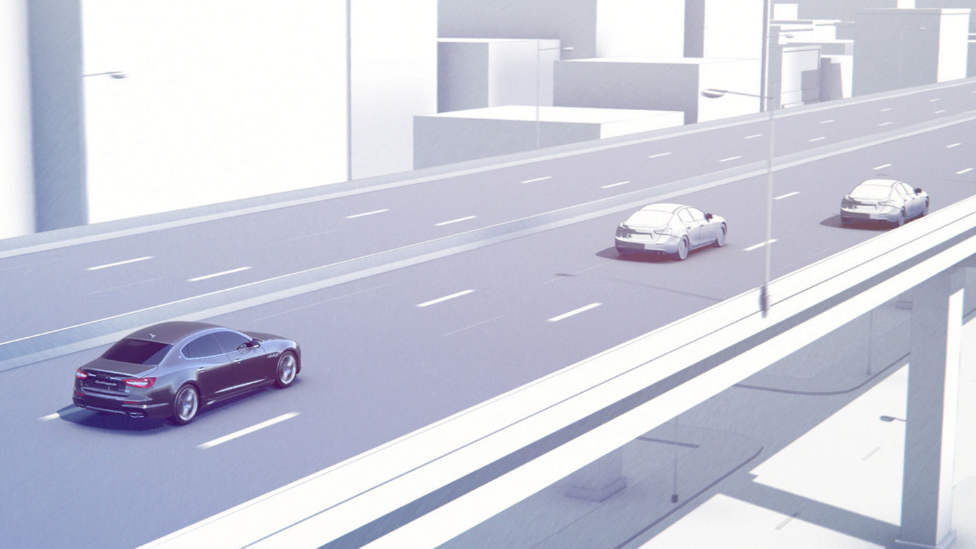 Image in Demo: Adaptive Cruise Control with Stop & Go Function