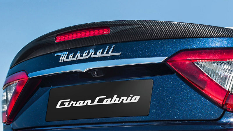 Maserati GranCabrio accessories - exterior carbon package retrofit, spoiler