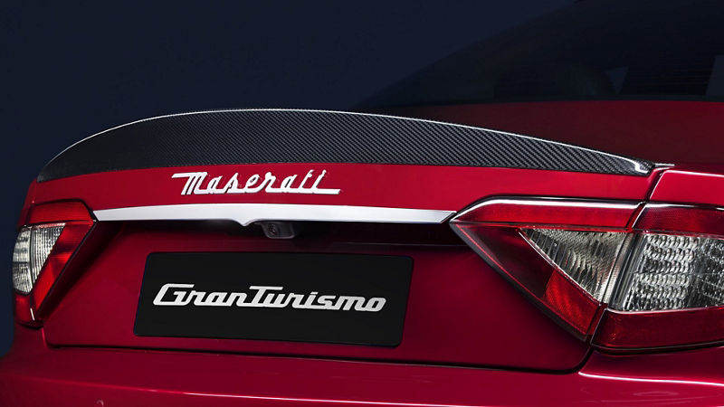 Maserati GranTurismo accessories - Exterior Carbon Package Retrofit, spoiler