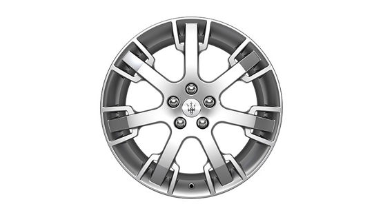 Maserati GranCabrio Reifen: NEPTUNE SILBER Vorderreifen: 8.5J x 20” Hinterreifen: 10.5J x 20”