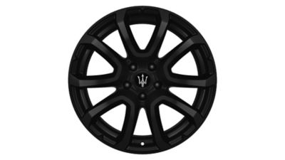 Maserati Levante Reifen: ZEFIRO MATT SCHWARZ Durchmesser: 19” Vorderreifen: 265/50 R19 Hinterreifen: 295/45 R19