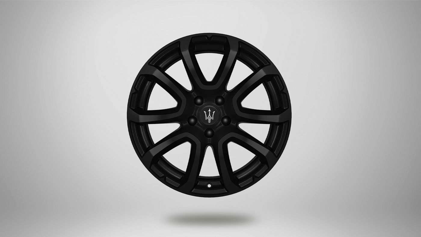 Maserati Levante rims - Zefiro, matt black rim
