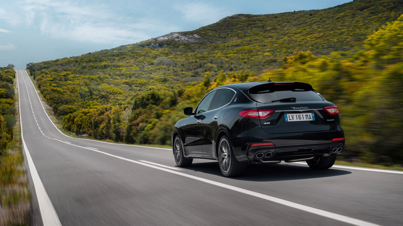 Maserati Levante S - rear view - on the road