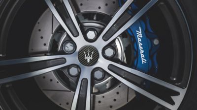 Service and assistance: alloy wheel and brake caliper detail