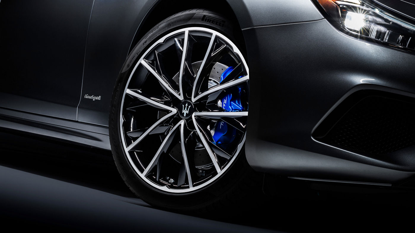 Detail of Maserati wheels 
