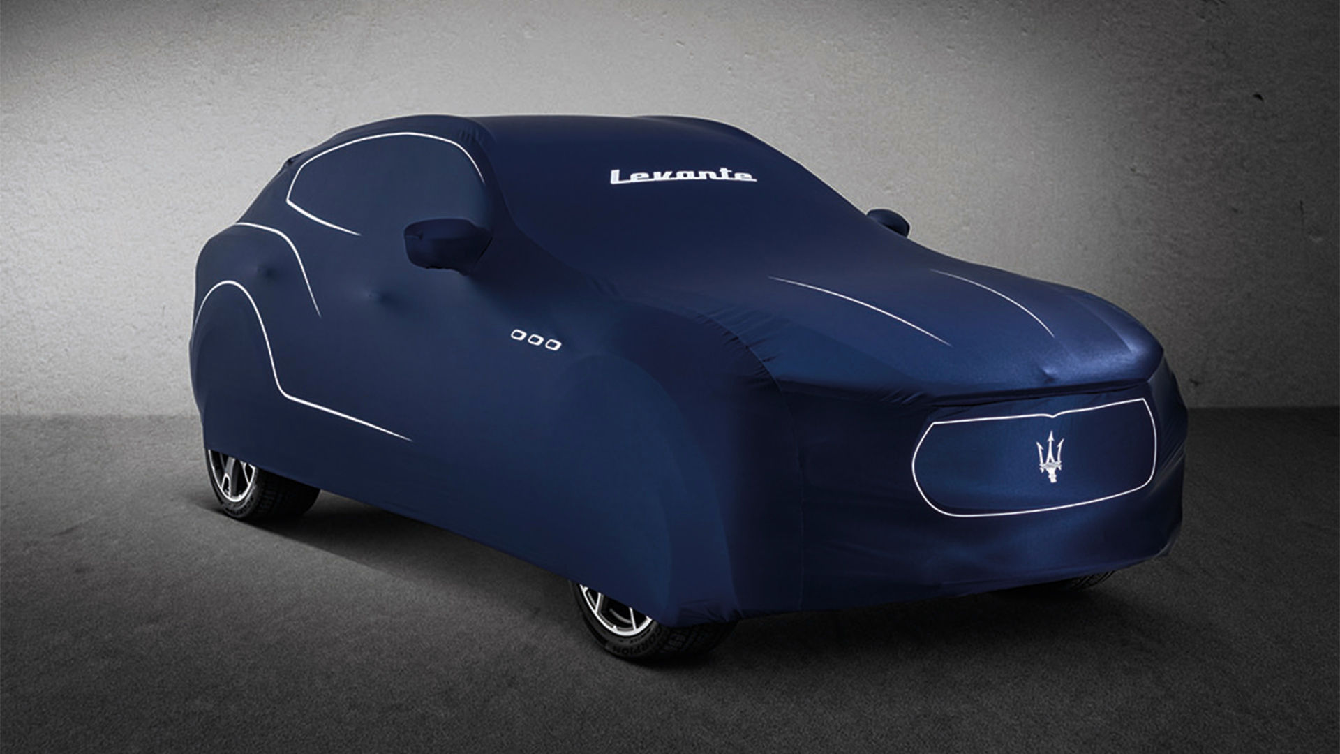 Funda protectora azul para Maserati Levante