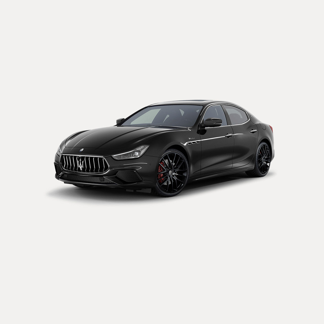 Black Maserati Ghibli Modena