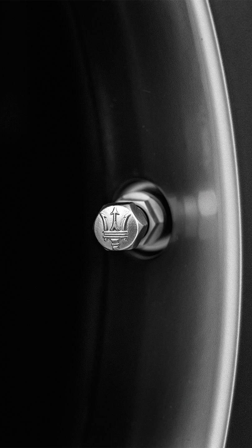 Bolt with Maserati logo