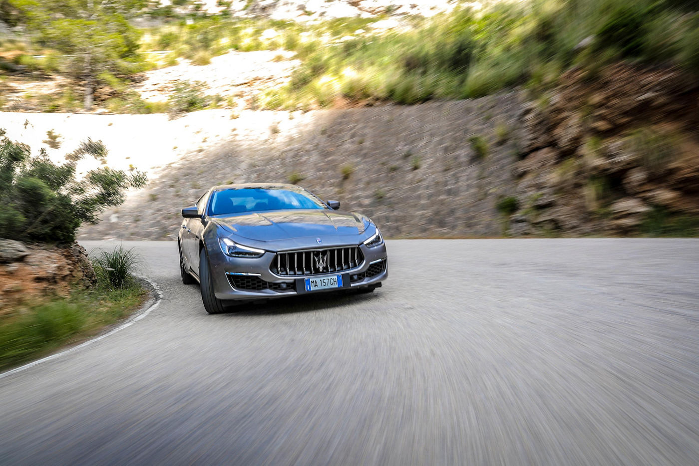 Maserati Ghibli in movimento