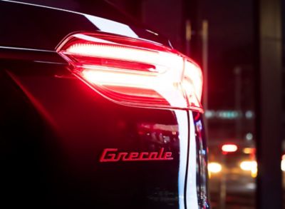 EXTERIOR-REAR EMBLEM- grecale serie italia